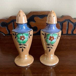 Vintage Lustreware Salt & Pepper Shakers